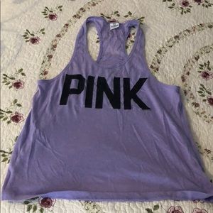 PINK purple workout top